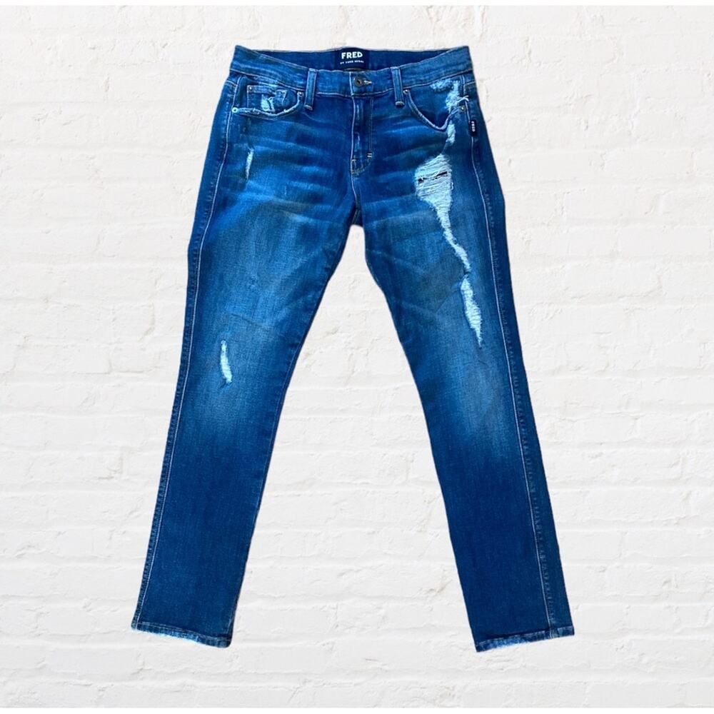 Fred by Fred Segal distressed skinny jeans